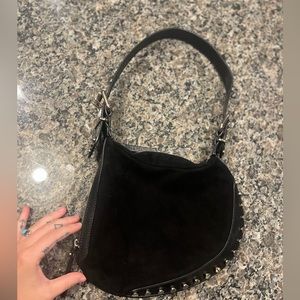 Fendi Studded Oyster Handbag